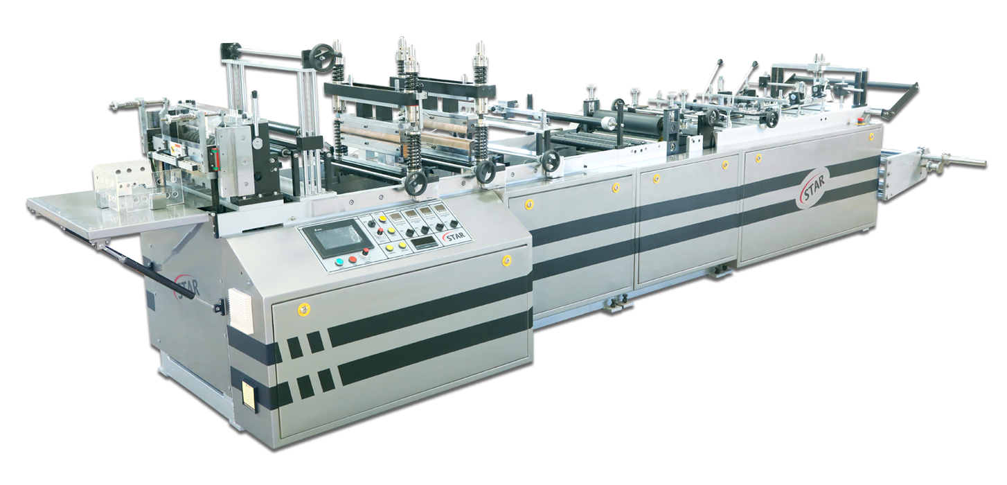 High speed pouch making packaging machine